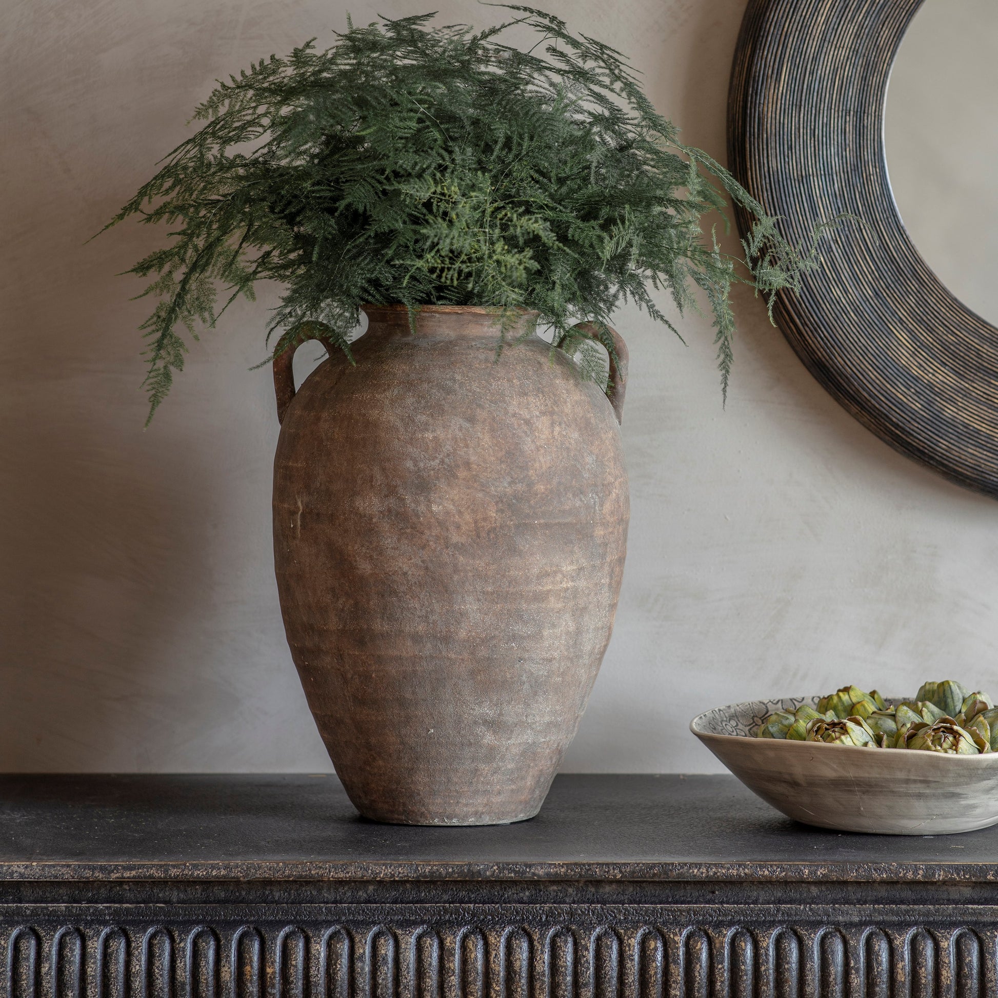 Lockton Tall Planter with Handles