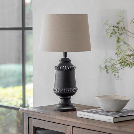 Derby Antiqued Table Lamp with Shade