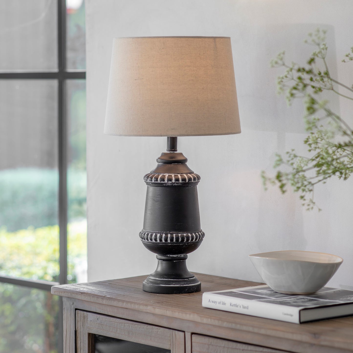 Derby Antiqued Table Lamp with Shade