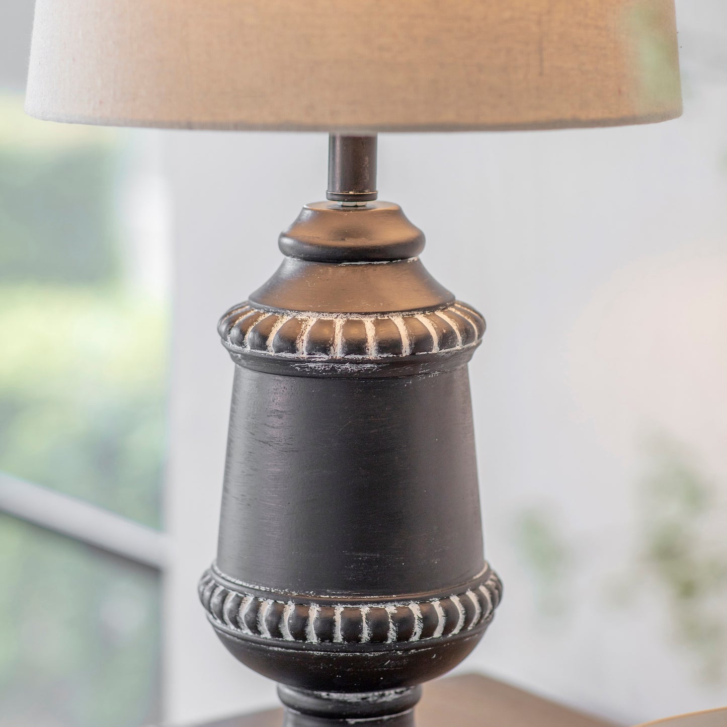 Derby Antiqued Table Lamp with Shade