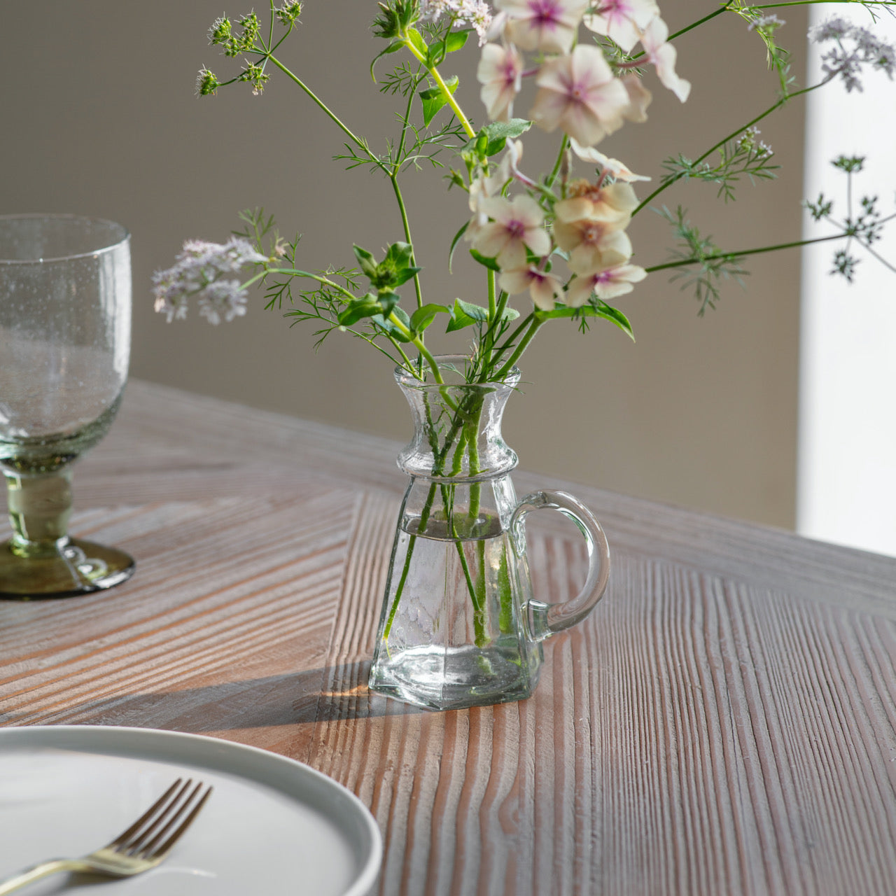 Sweetwater Single Handled Glass Vase