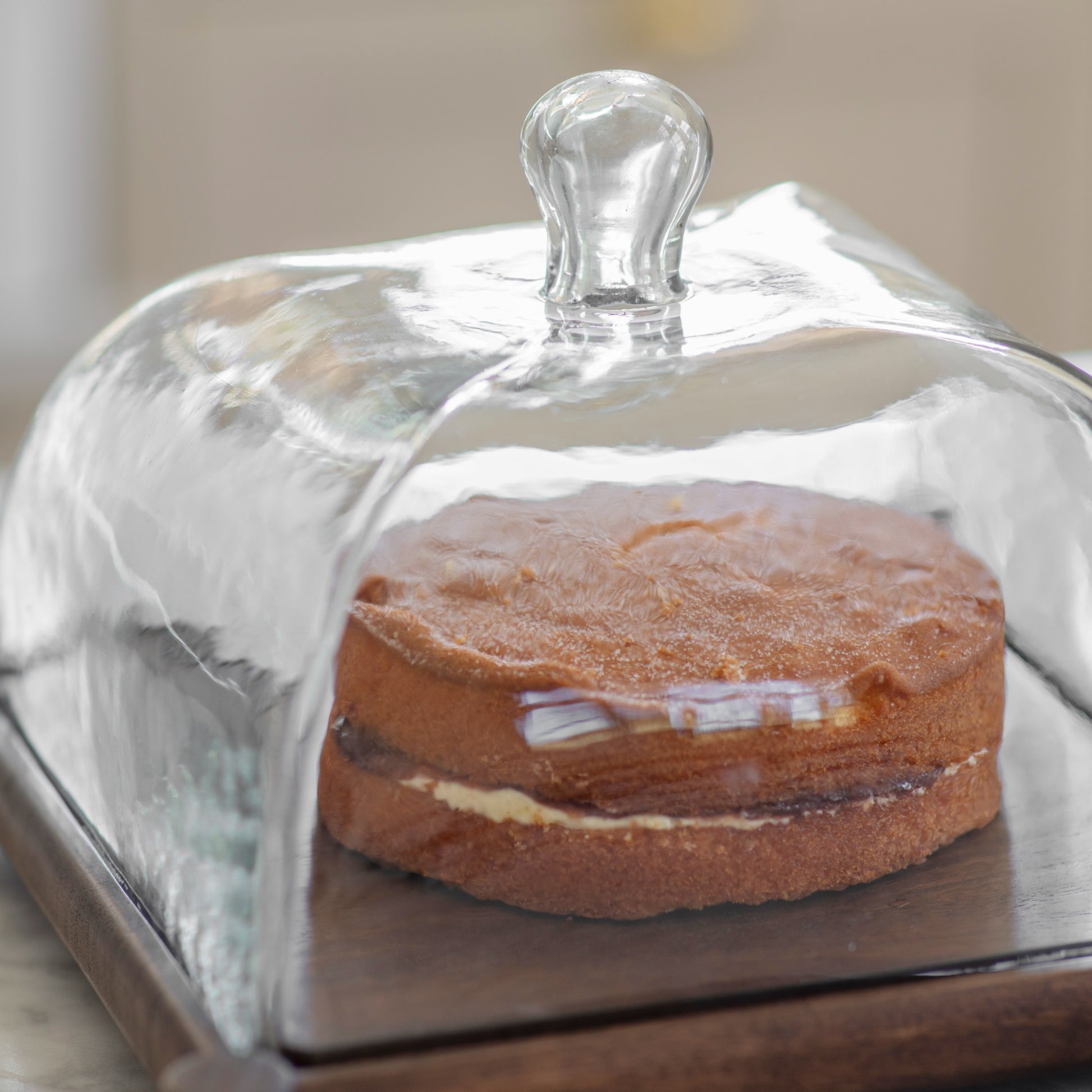 Abbott Glass Dome Serving Board