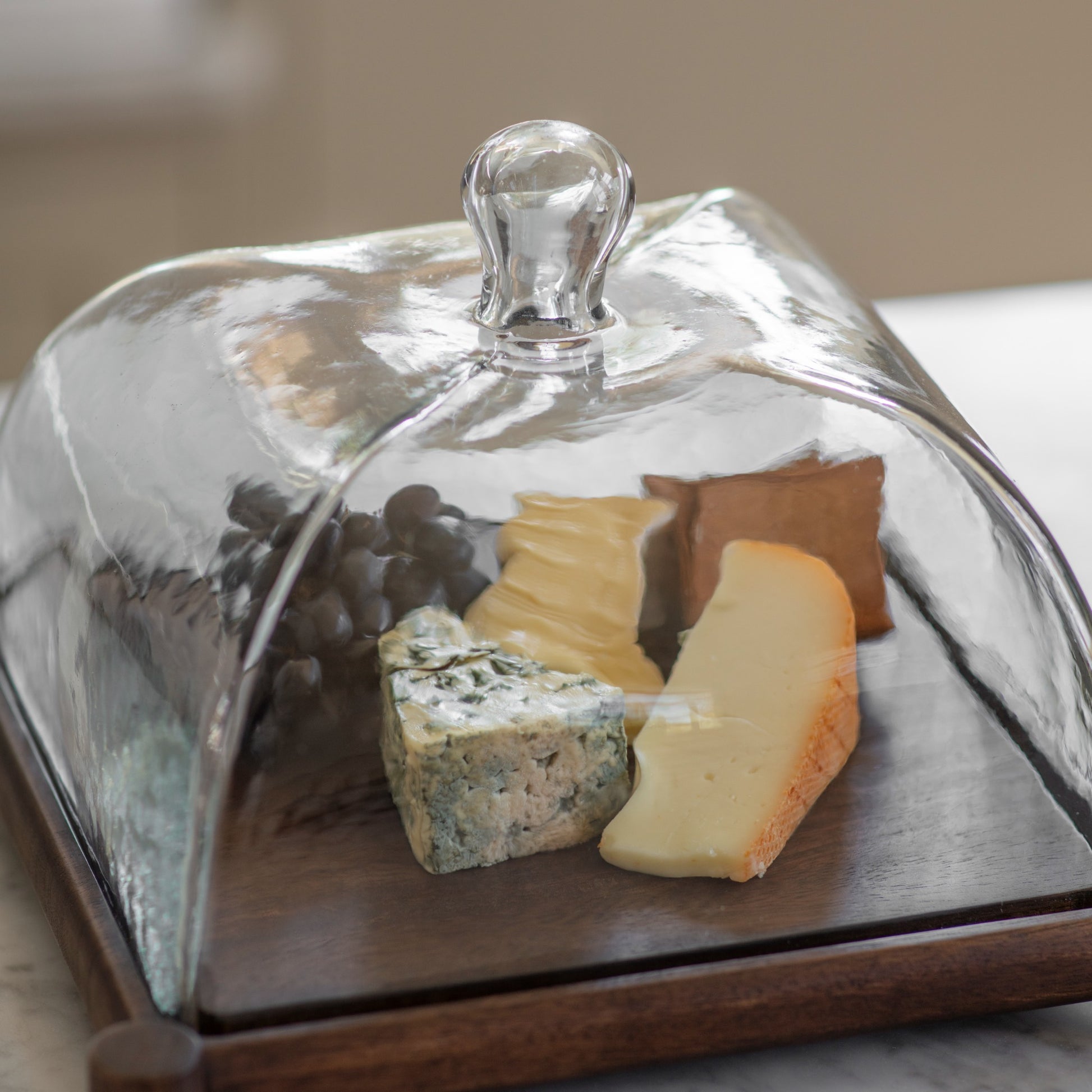 Abbott Glass Dome Serving Board