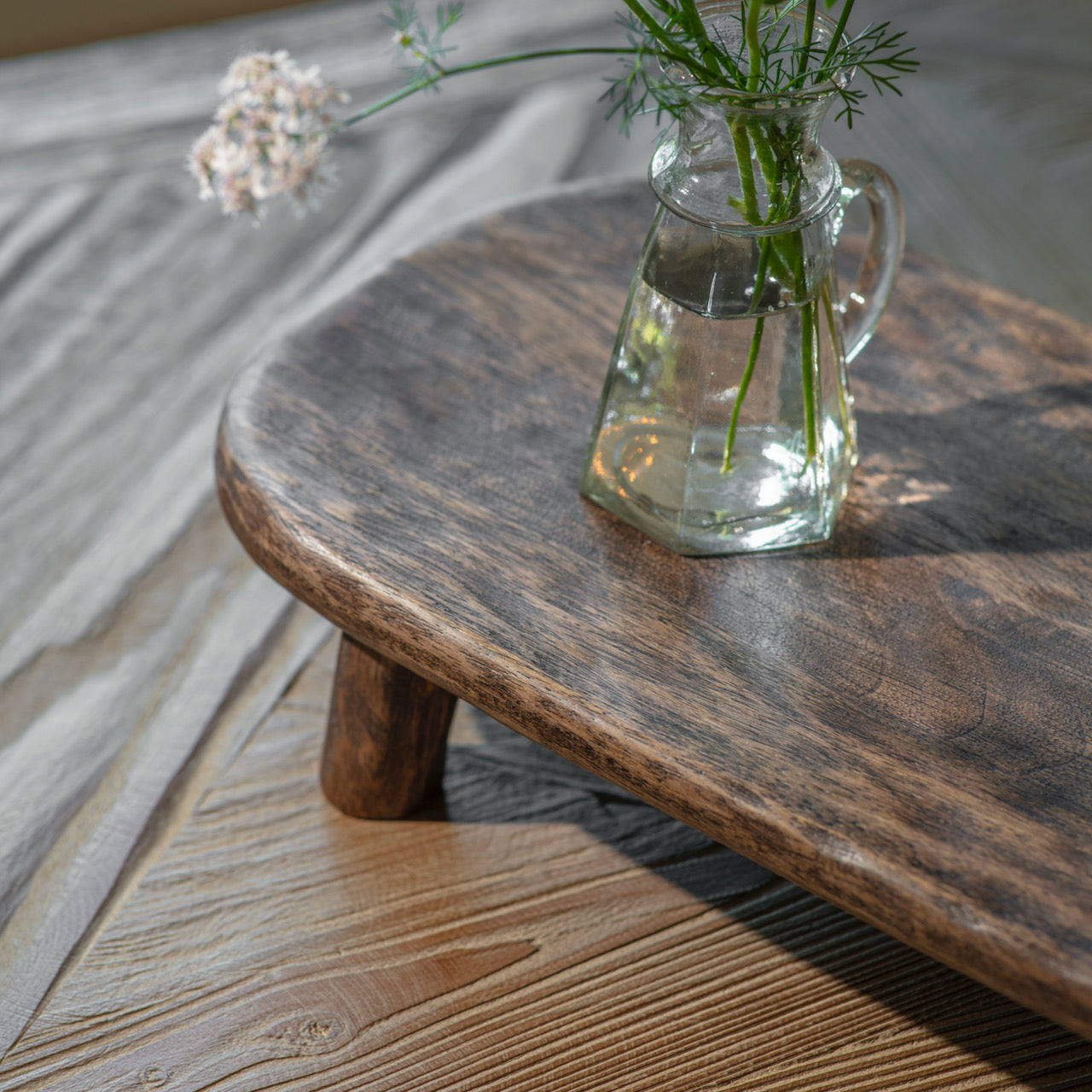 Abbott Wooden Serving Stand