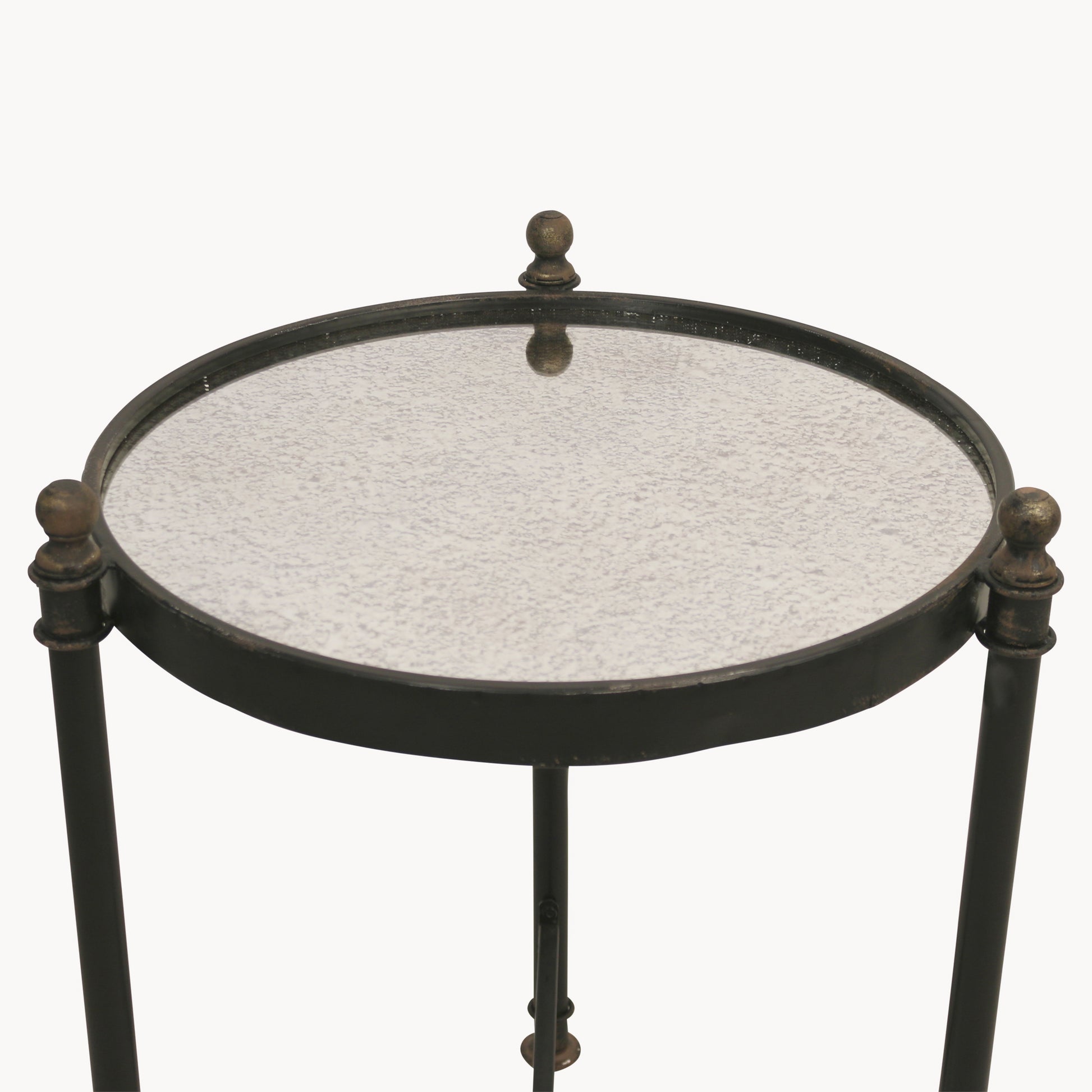 Evershot Mirrored Top Side Table
