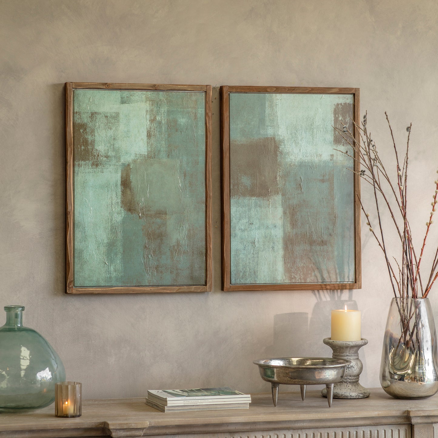 Newport Set of 2 Monochrome Framed Prints