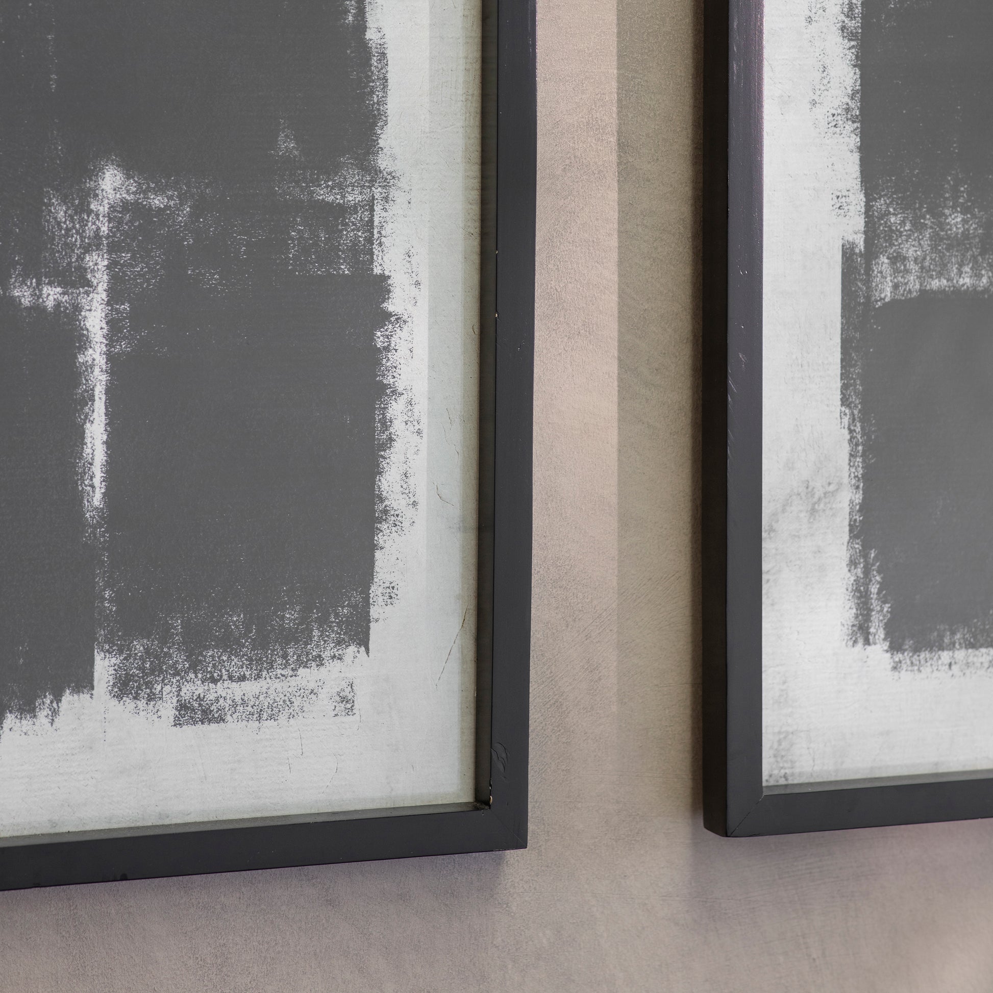 Newport Set of 2 Square Abstract Framed Prints