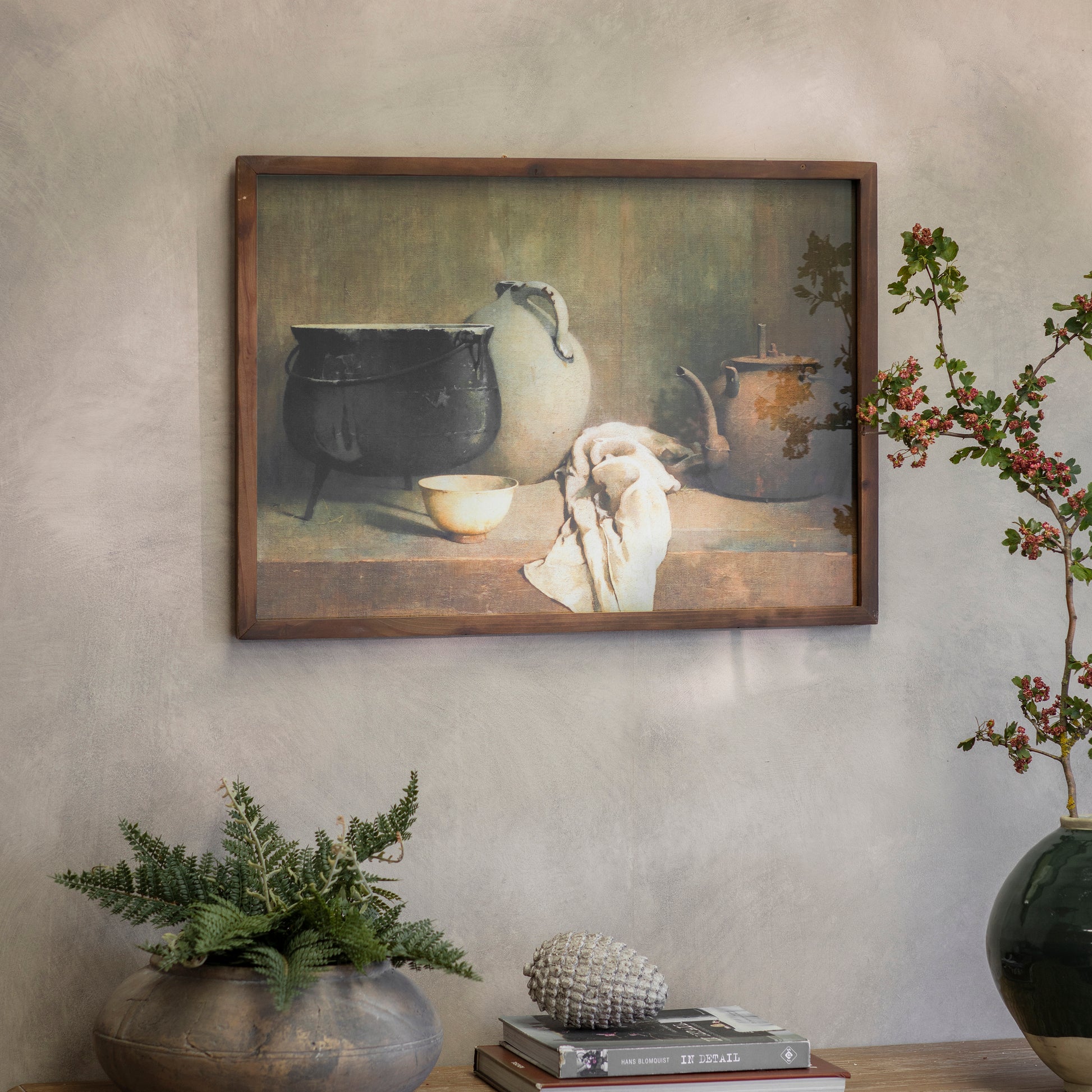 Croston Kitchen Pot Framed Print