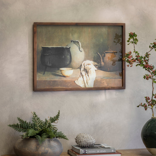 Croston Kitchen Pot Framed Print