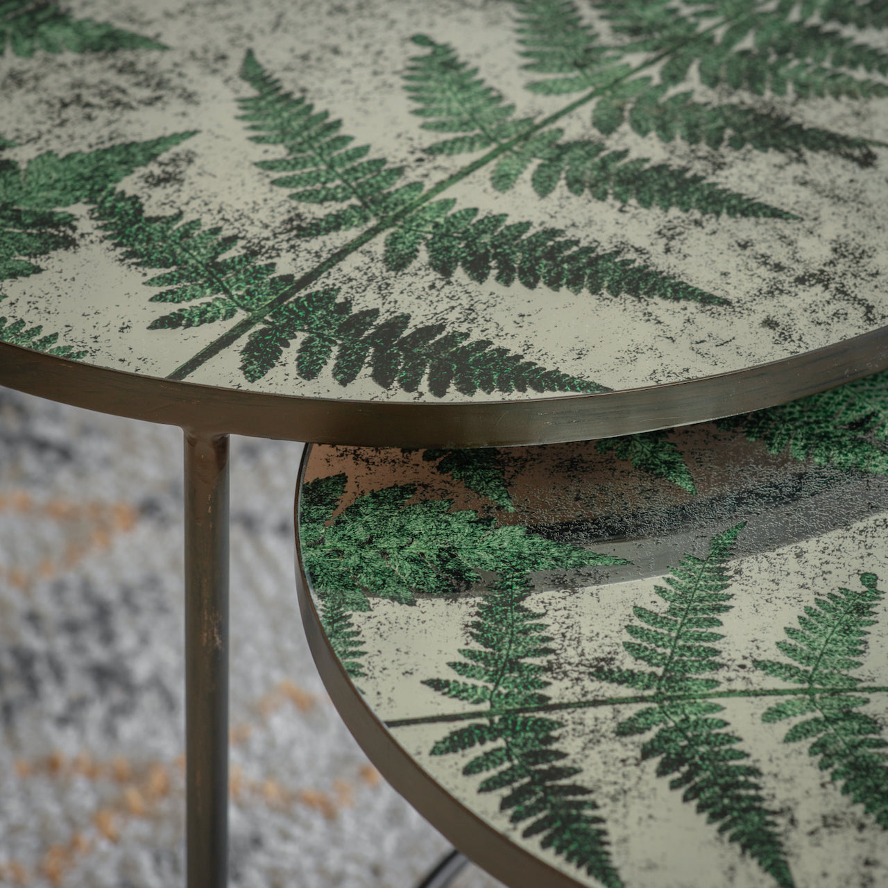 Evershot Set of 2 Fern Nesting Tables