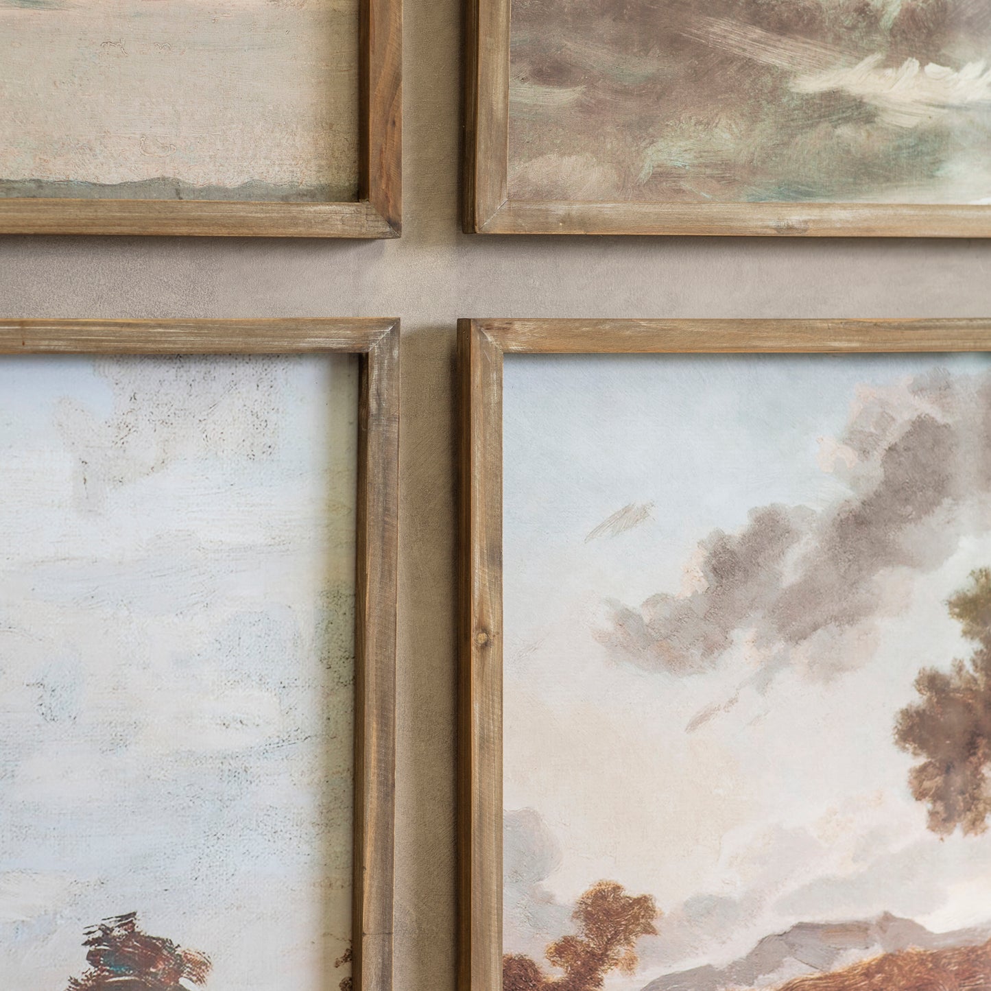 Hambledon Set of 4 Landscape Framed Prints