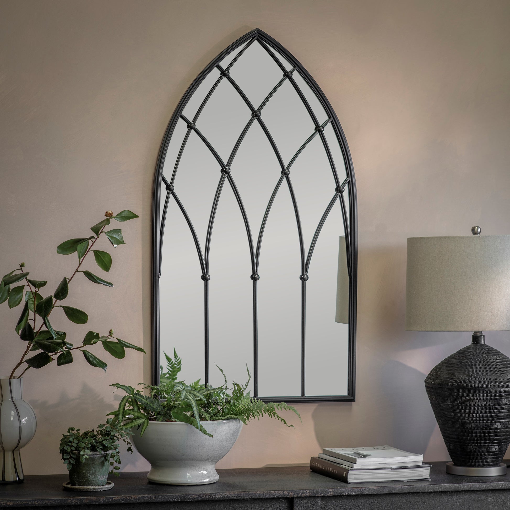Budworth Indoor/Outdoor Pointed Arch Mirror