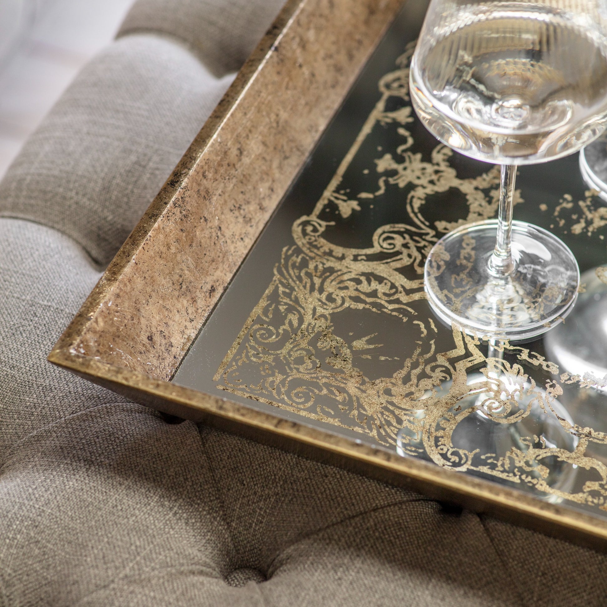 Waltham Tray with Decorative Pattern