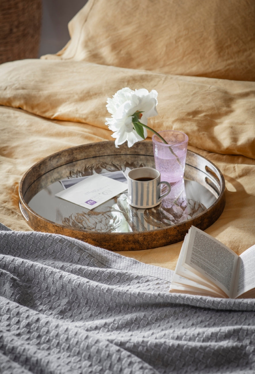 Waltham Round Mirrored Artichoke Tray
