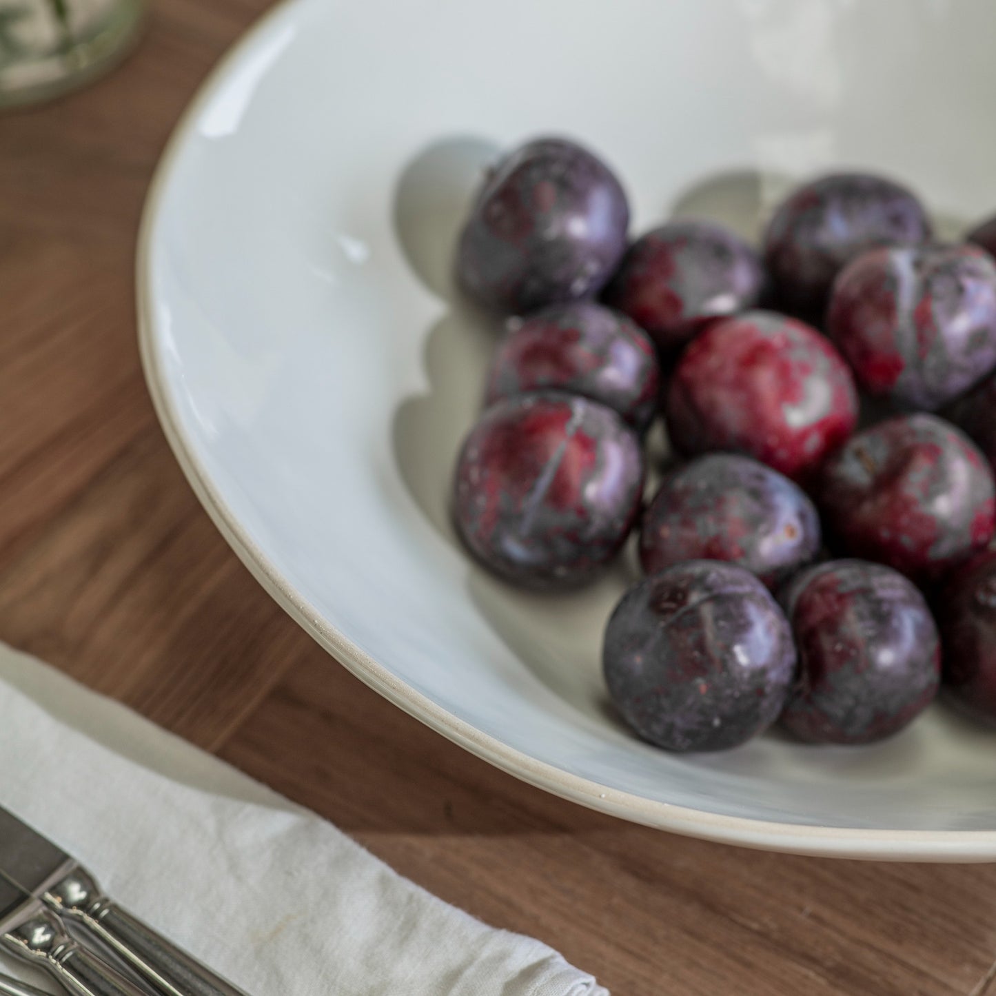 Wonki Ware Beach Sand Deep Dish White