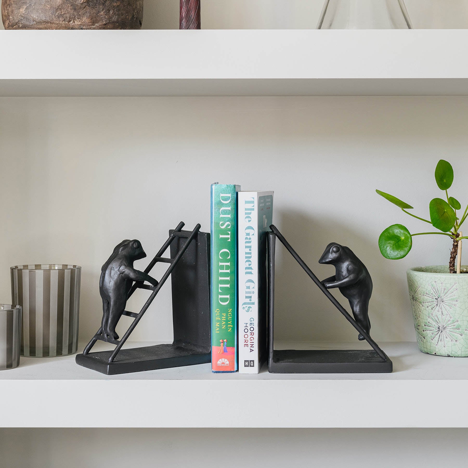Aluminium Toad Bookends