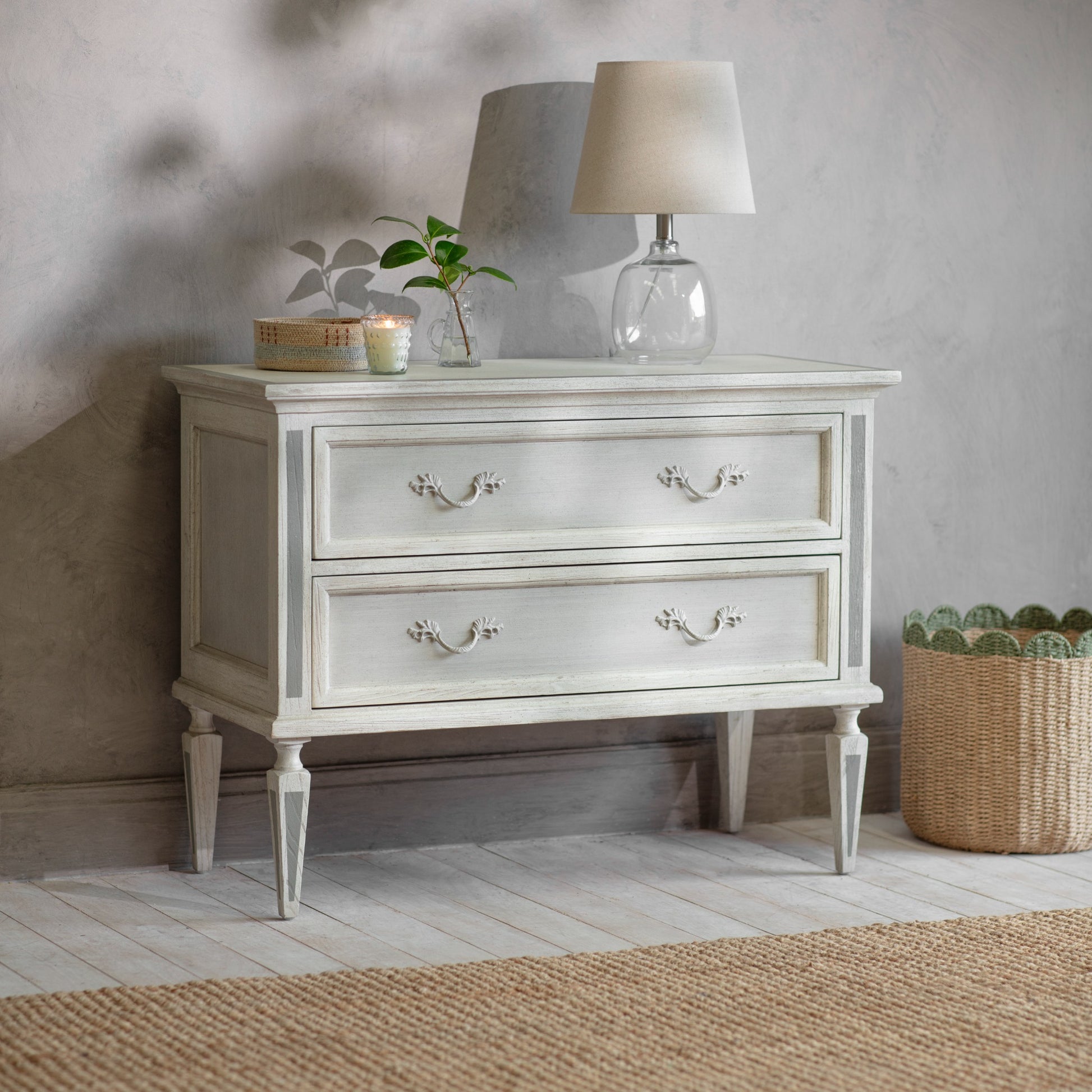 Loumarin Large Chest of 2 Drawers