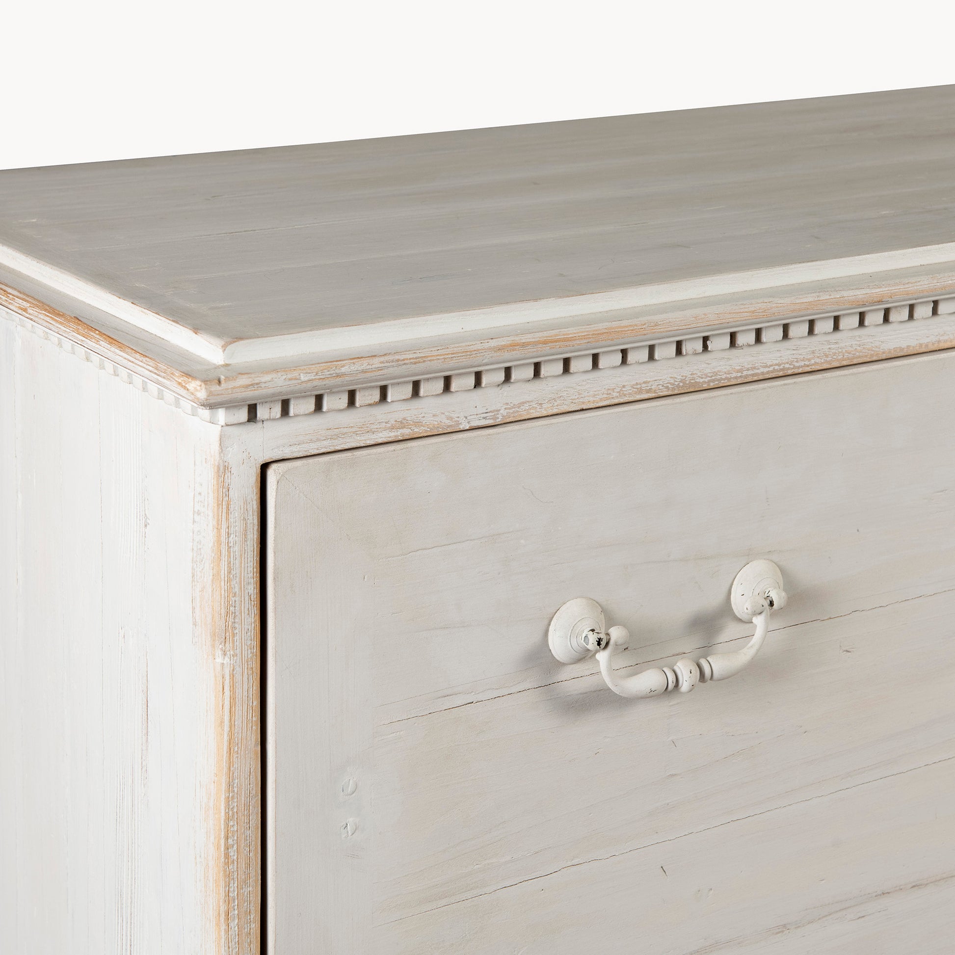 Loumarin White Secretary Desk