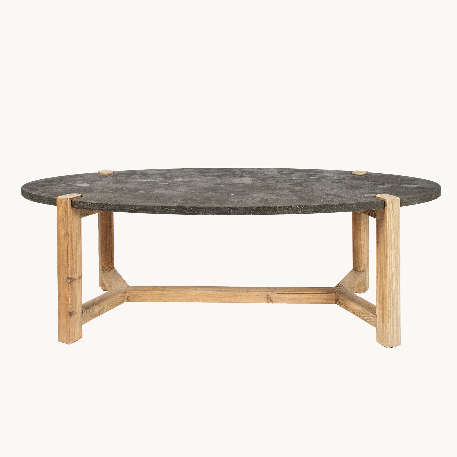 San Clemente Stone Top Coffee Table