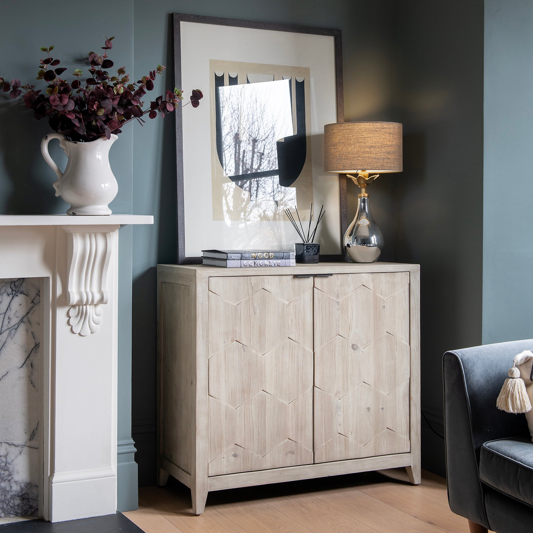 San Clemente Honeycomb 2 Door Sideboard