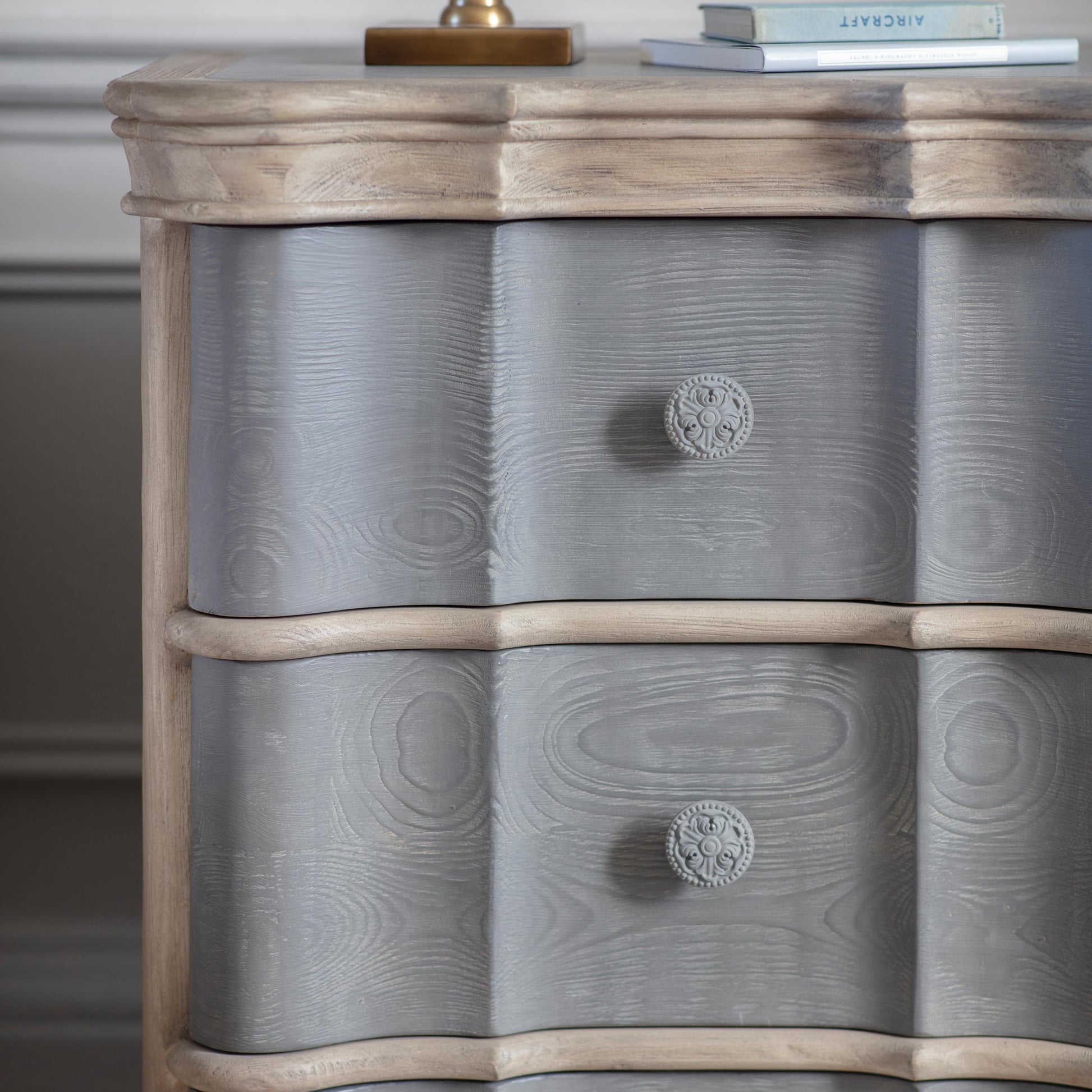Hambledon Small Grey Chest of 3 Drawers
