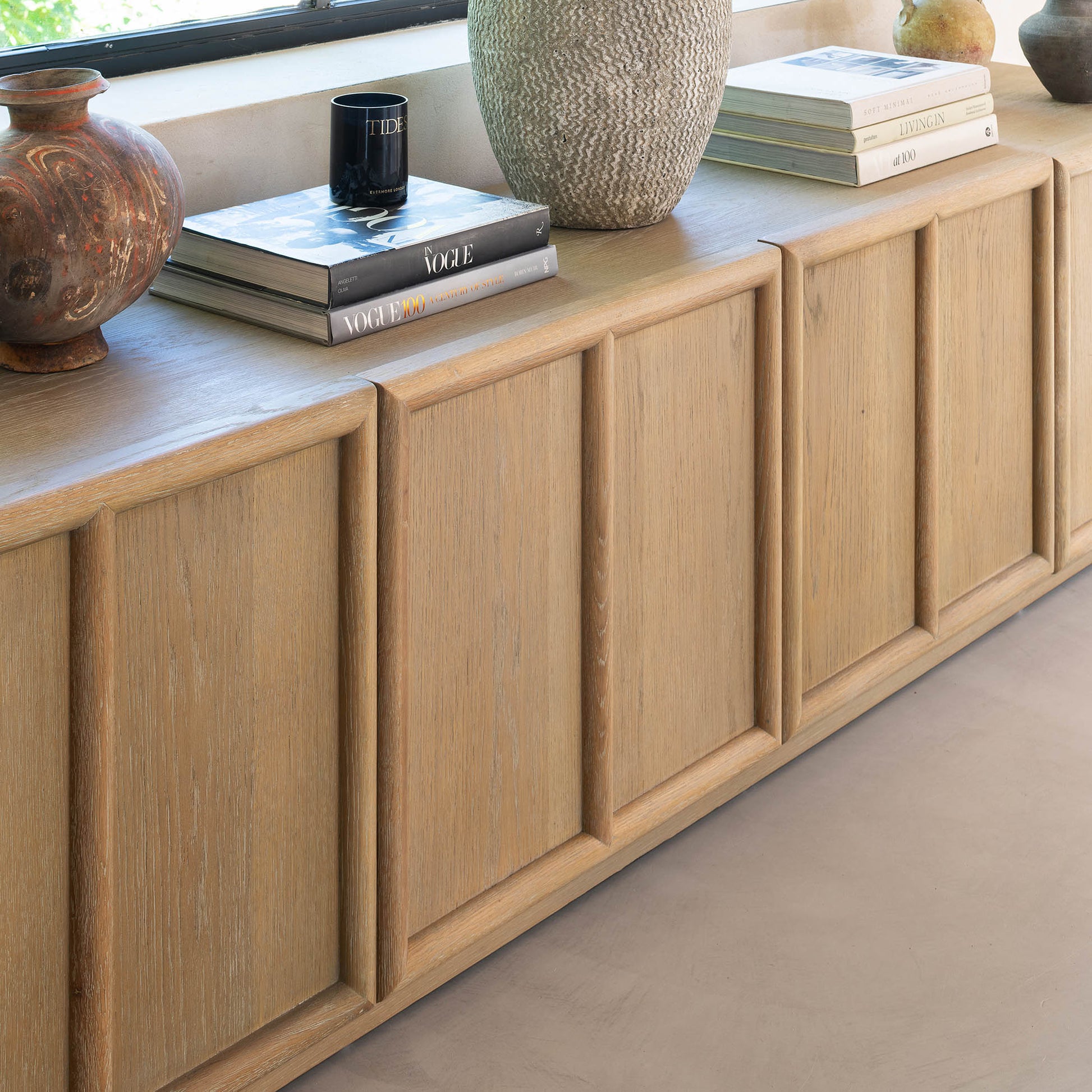 San Clemente 4 Door Sideboard