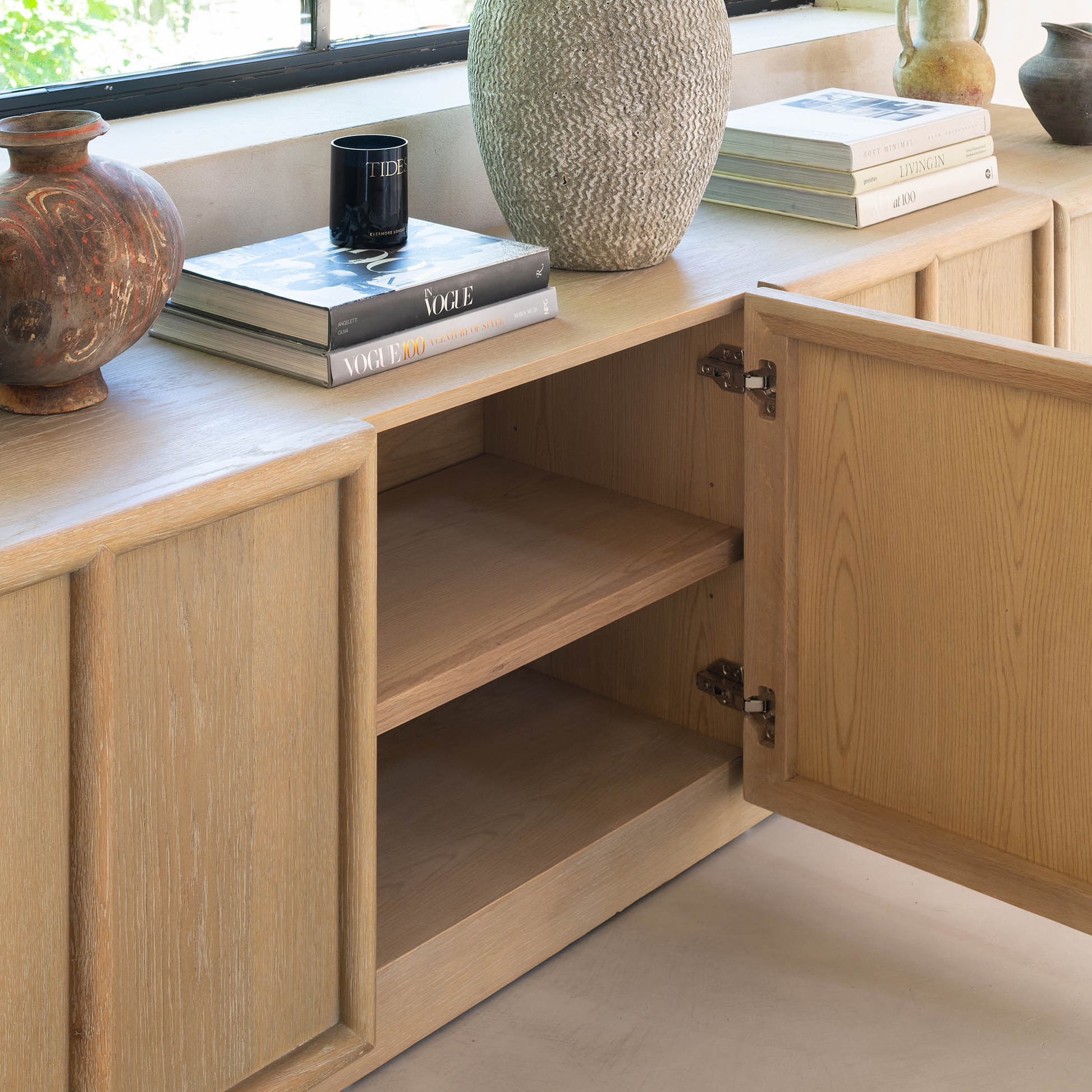San Clemente 4 Door Sideboard