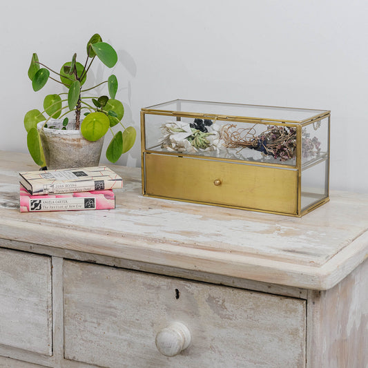 Da Gama Glass Vanity Box with Drawer