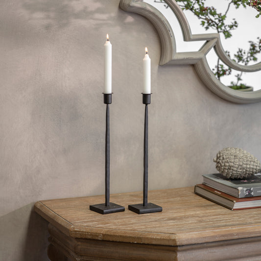 Da Gama Squared Black Candle Stick