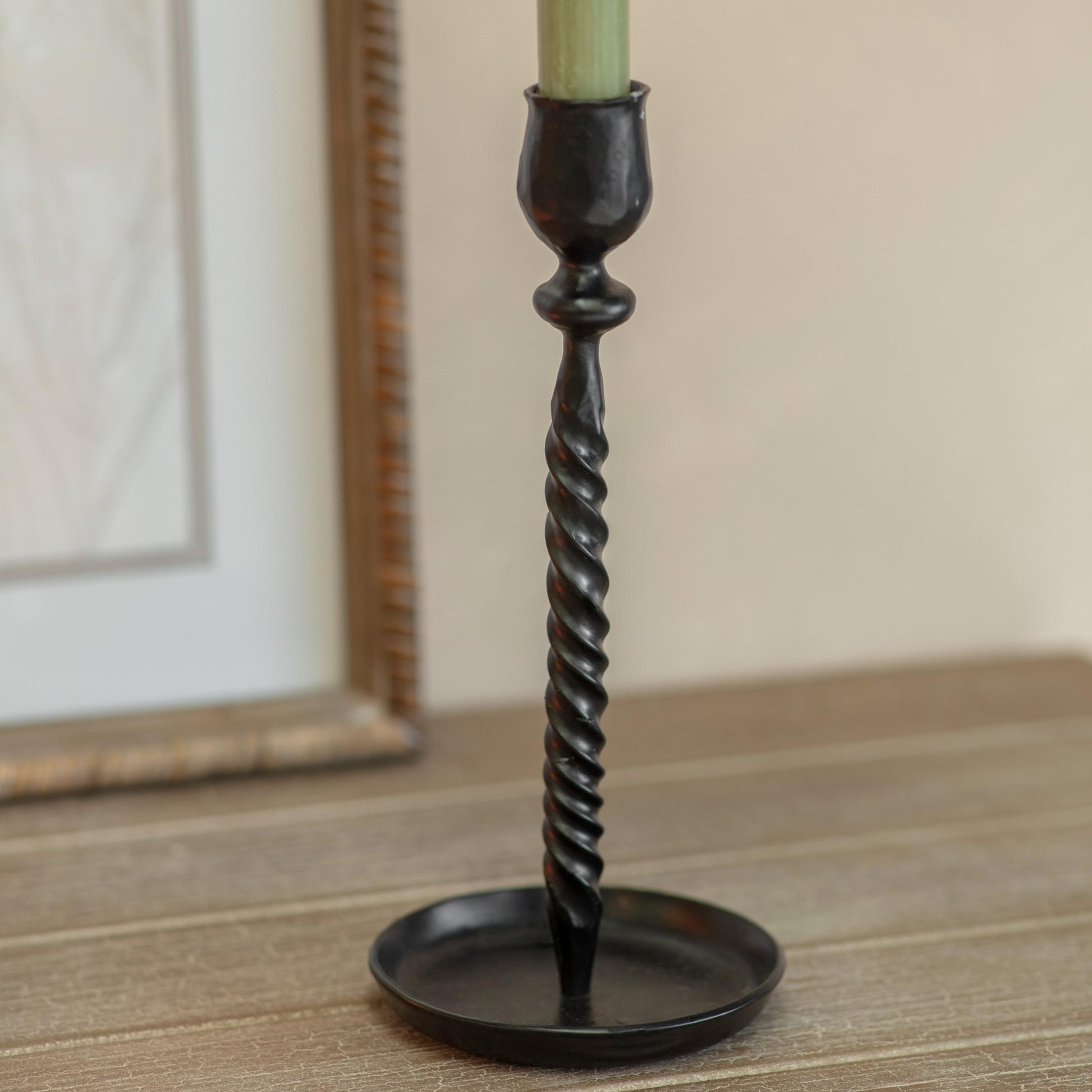 Heythorp Iron Candlestick