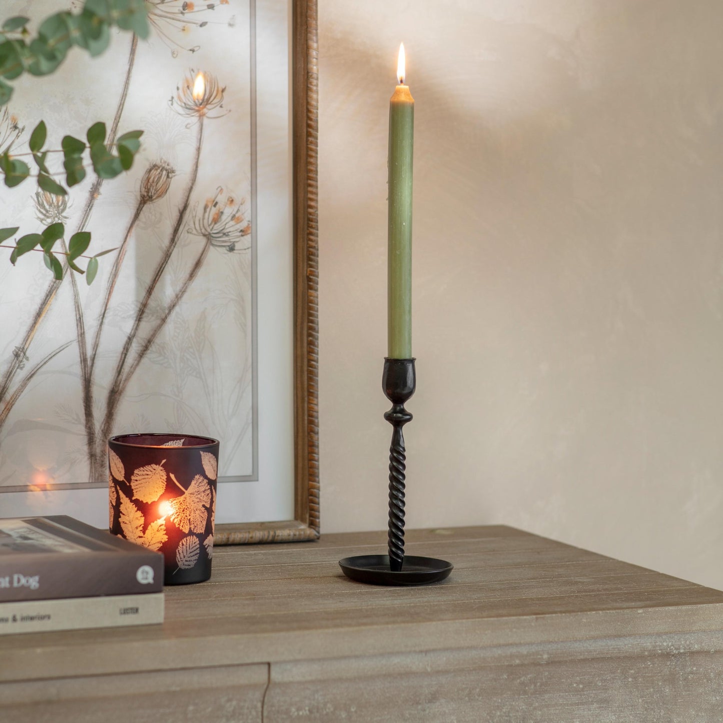 Heythorp Iron Candlestick