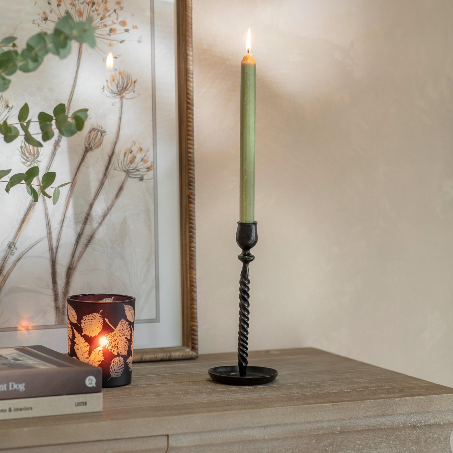 Heythorp Iron Candlestick