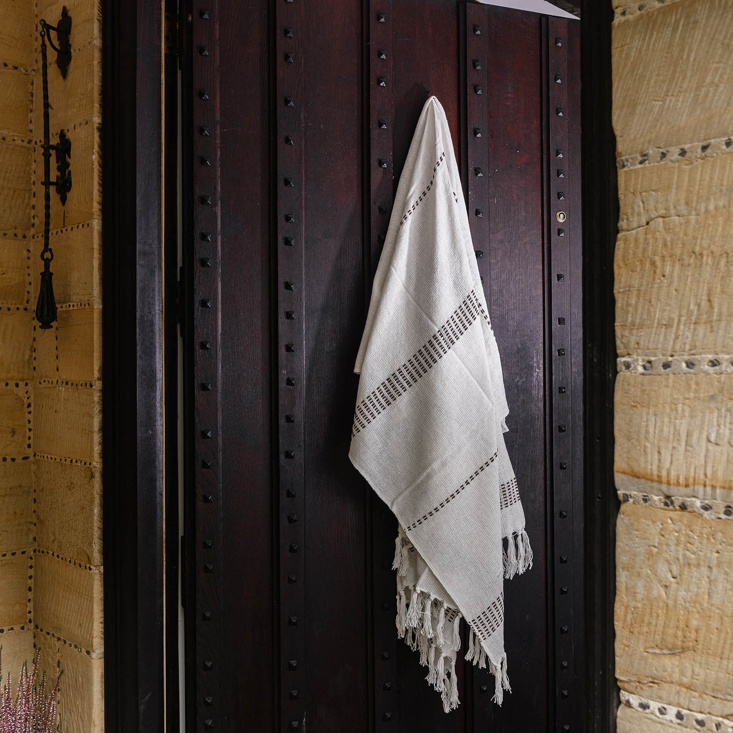 Burton Striped Cotton Throw