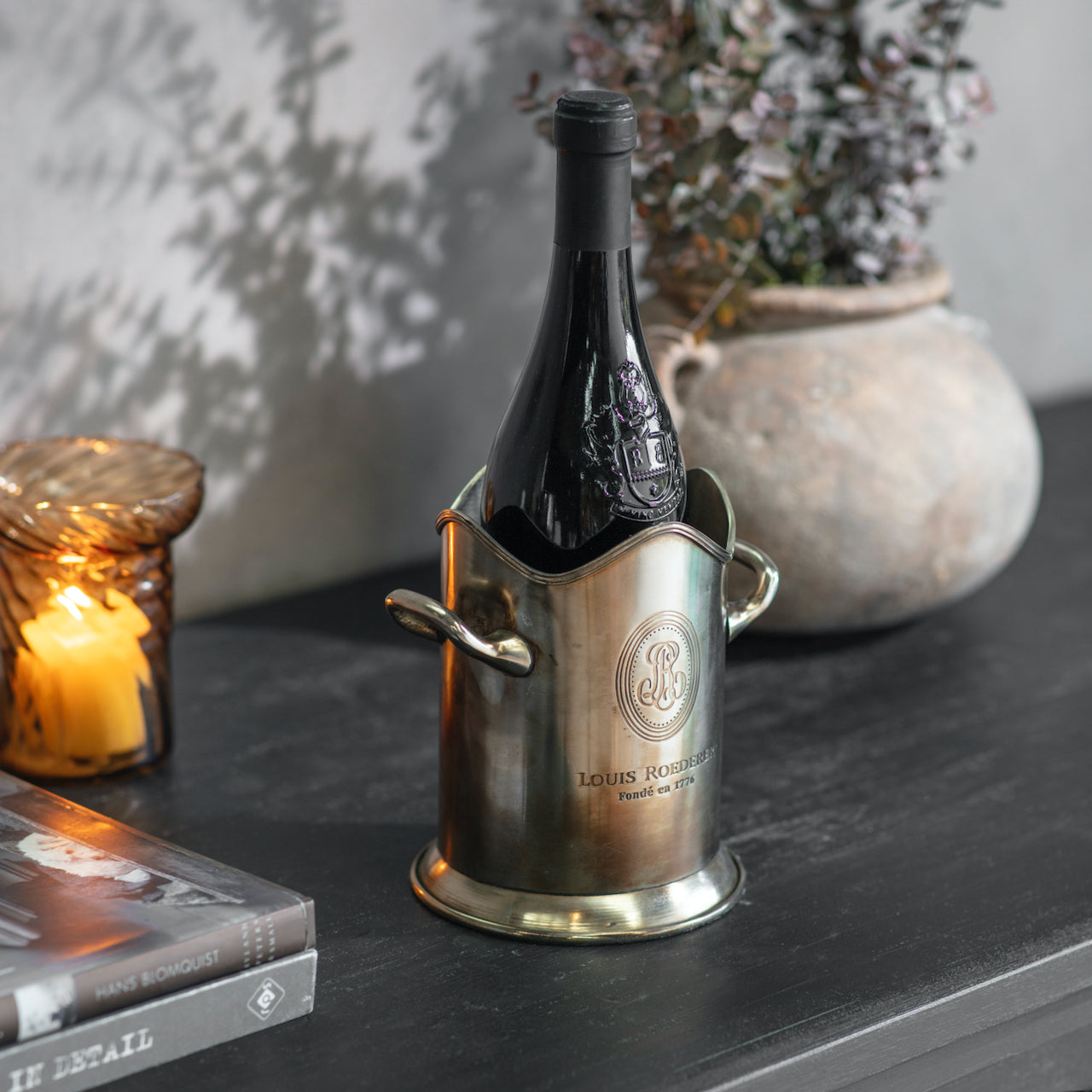 Smithfield Brass Wine Cooler