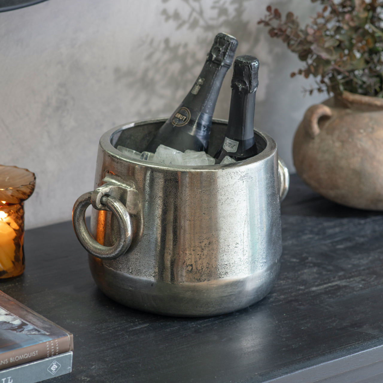 Smithfield Aluminium Wine Cooler with Ring Handles