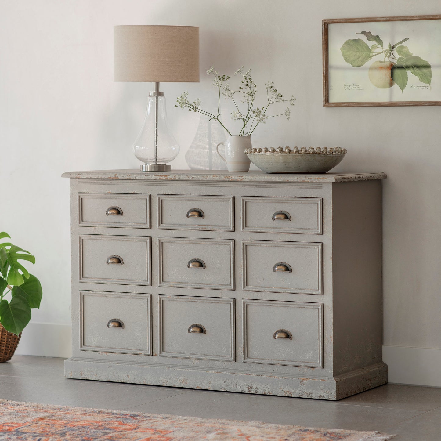 Collinson 9 Drawer Console