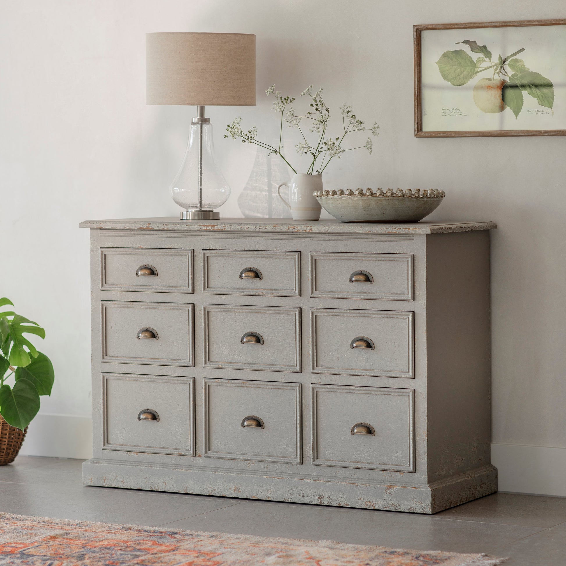 Collinson 9 Drawer Console