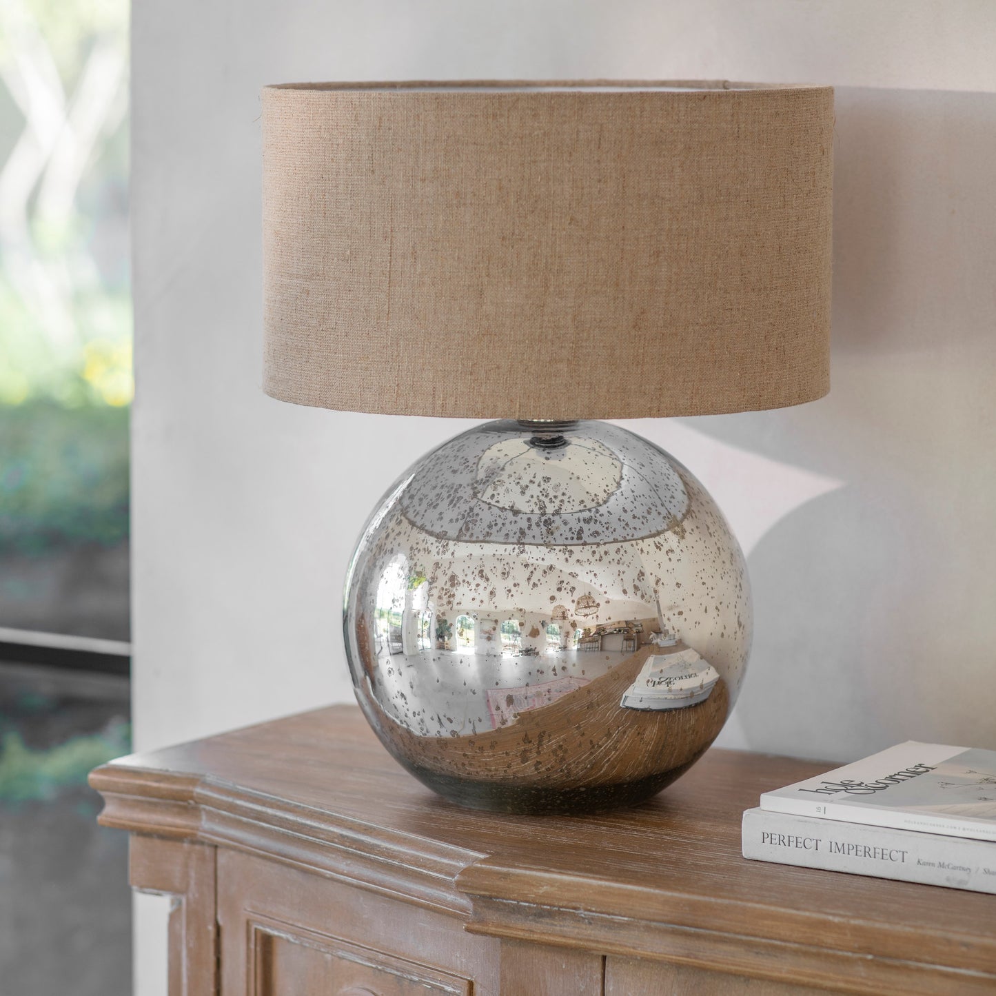 Claymore Glass Lamp with Shade