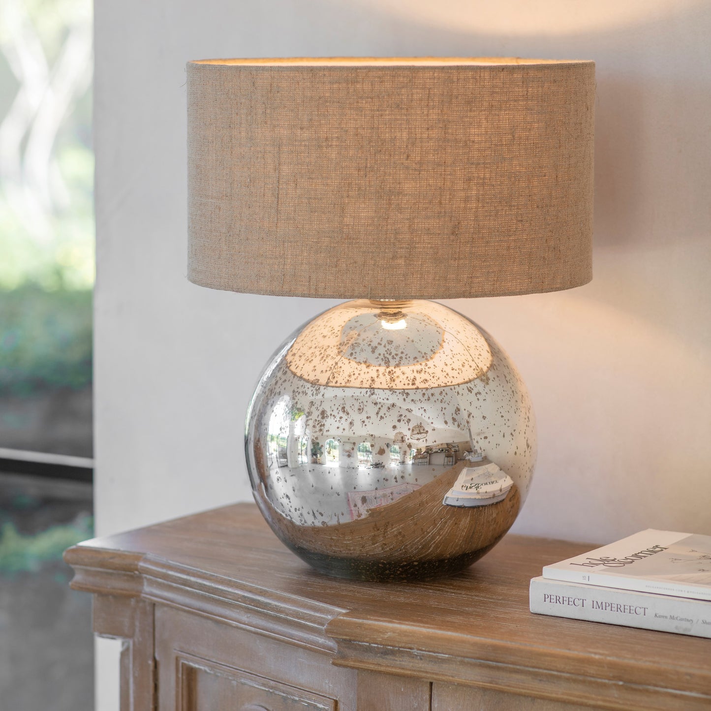 Claymore Glass Lamp with Shade