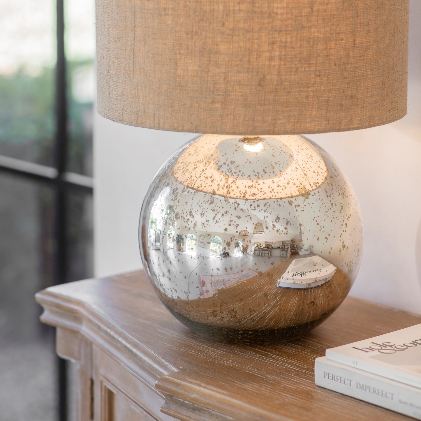 Claymore Glass Lamp with Shade