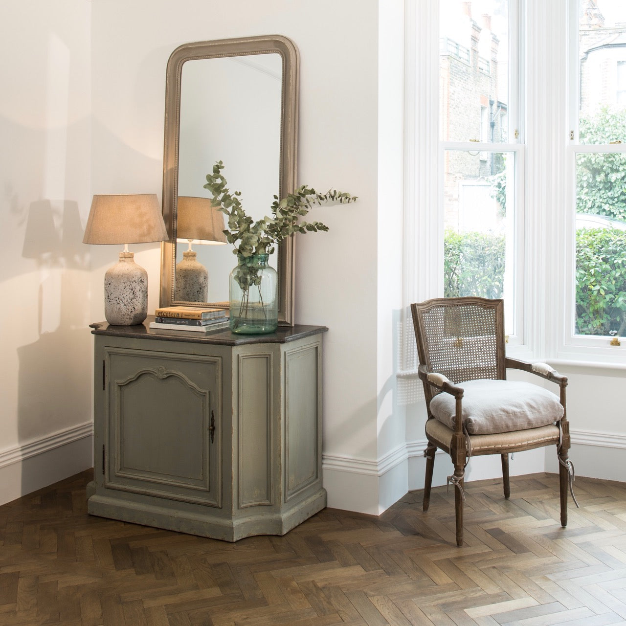 Marlborough Carver Dining Chair with Rock Grey Cushion