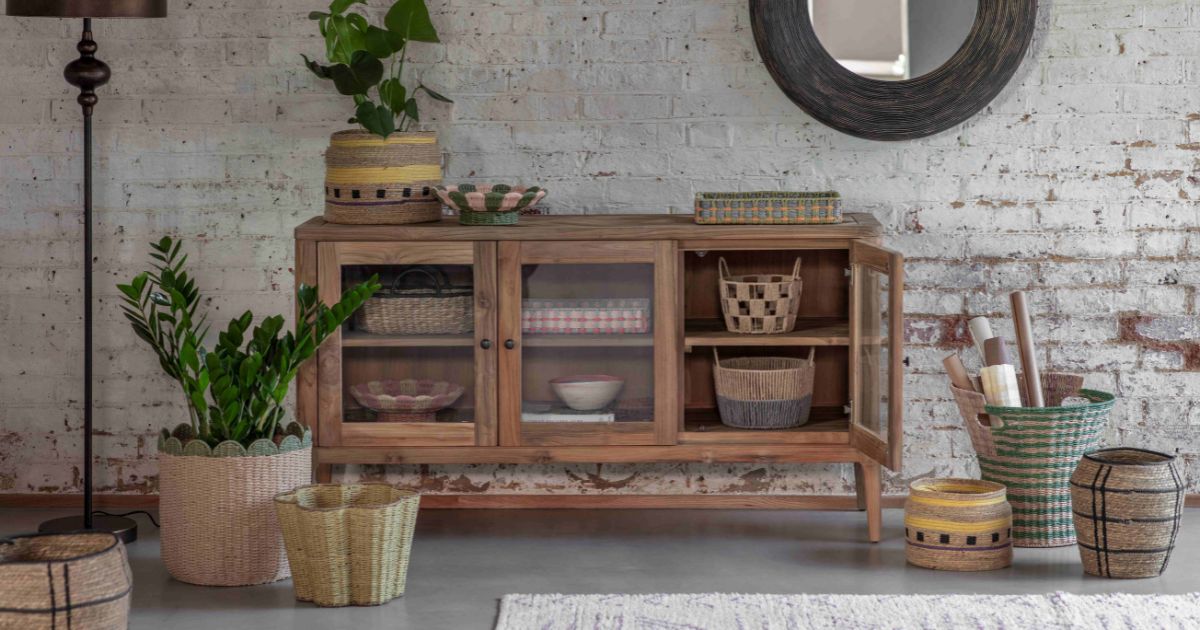Stylish and practical baskets for storage, display or laundry – perfect for adding texture and organisation to any space.