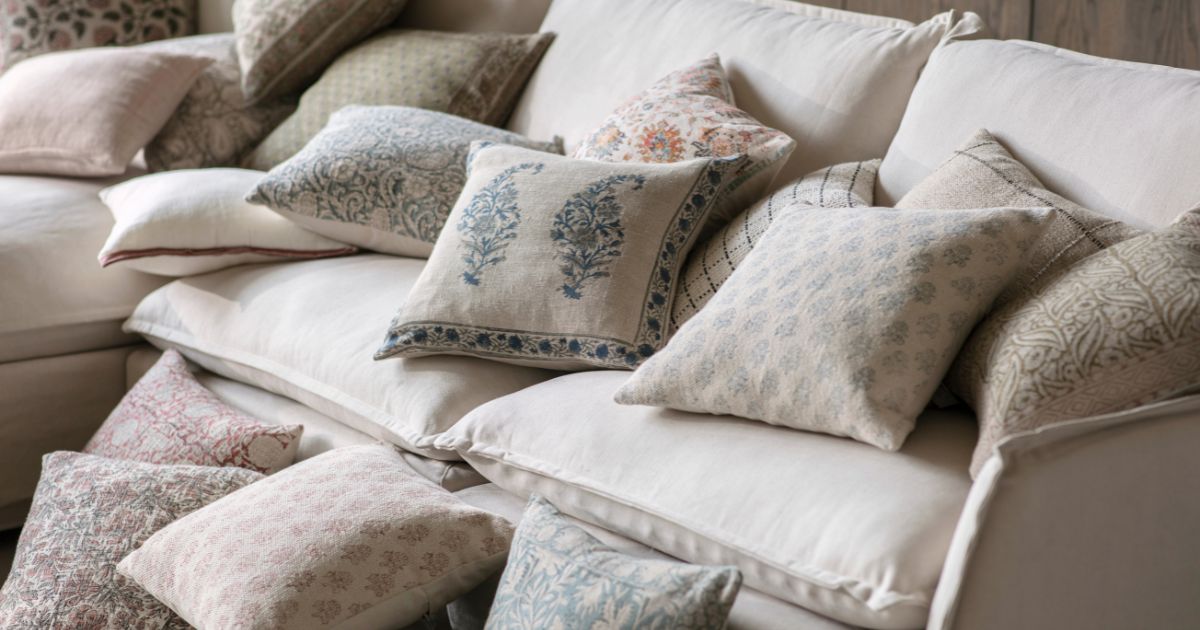 Layer warmth and texture with our collection of rugs, throws and cushions – perfect for adding comfort and character to any space.
