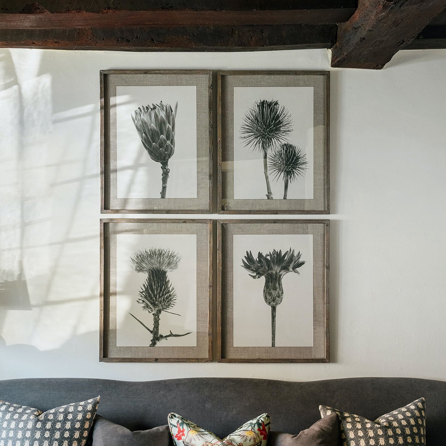 Ormington Set of 4 Poppy Framed Prints