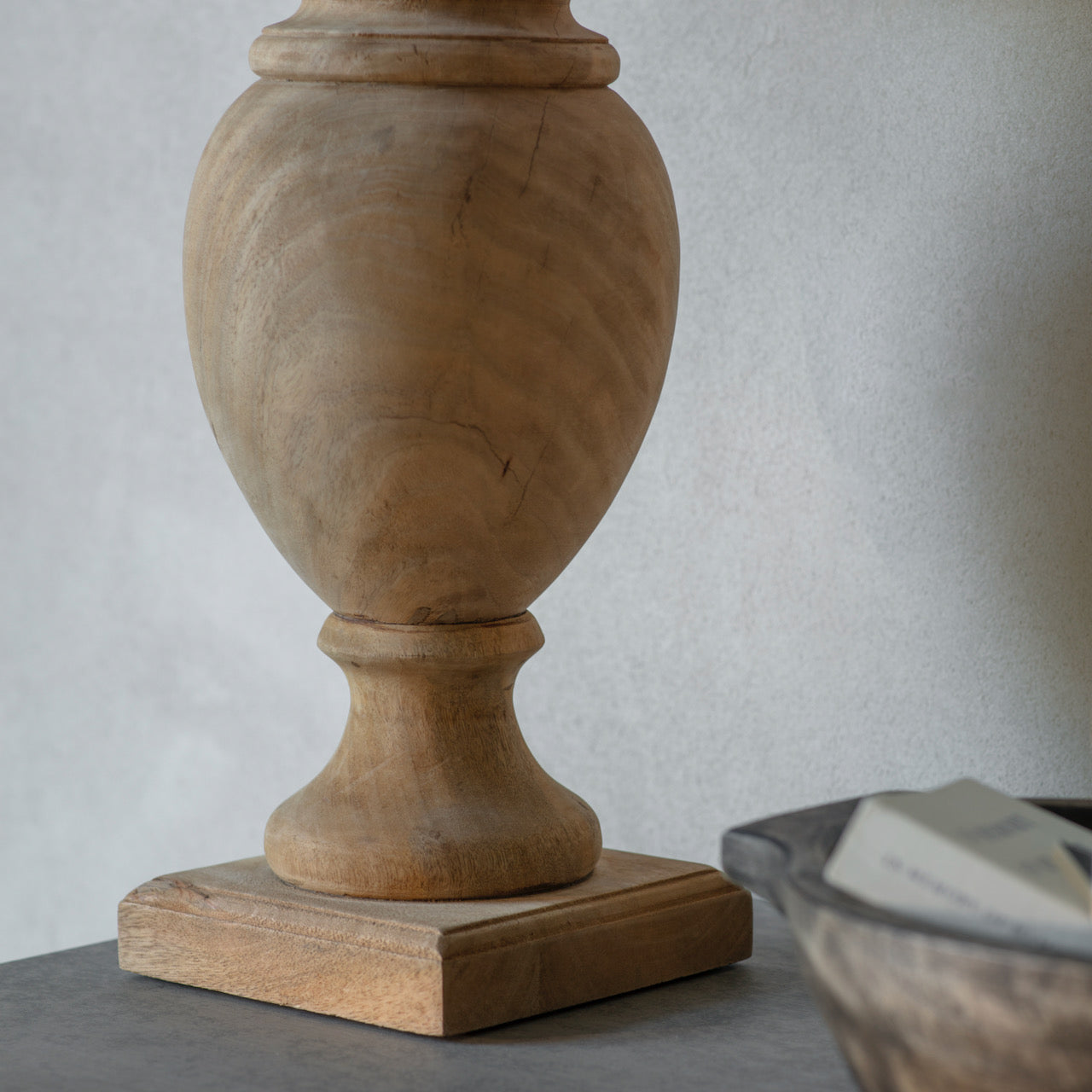 Dalhouise Wooden Urn Table Lamp