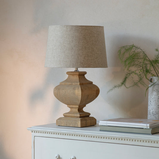 Dalhouise Wooden Tiered Table Lamp