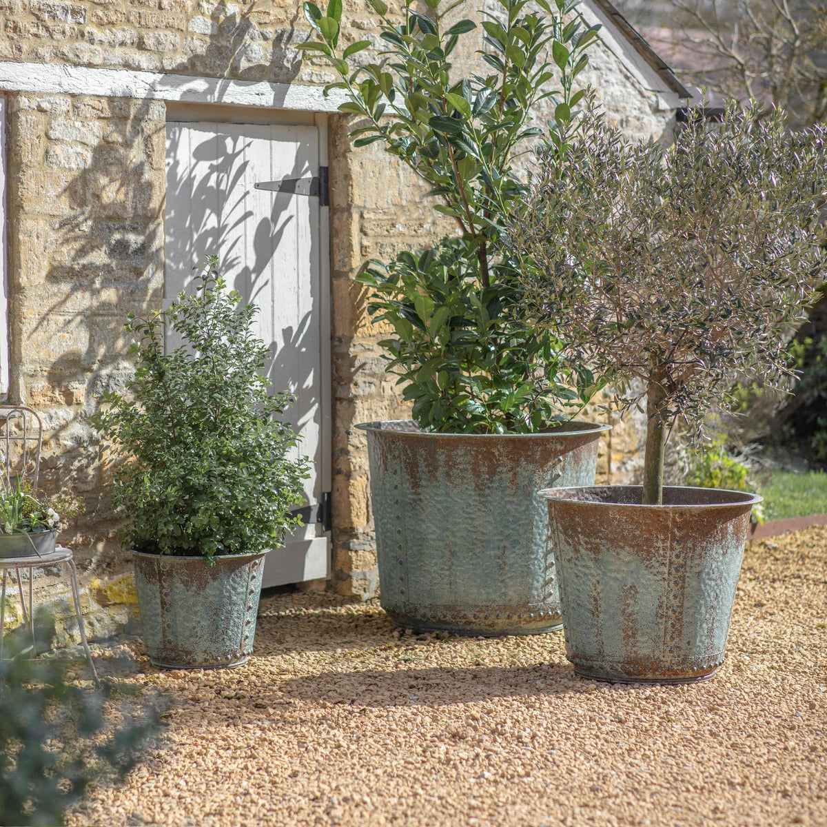 Yarnton Weathered Iron Planter