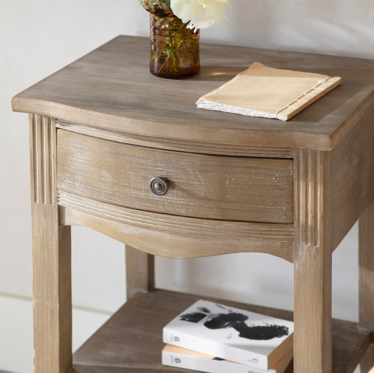 Single Table Small Ilkley Single Drawer Small Side Table – One.World