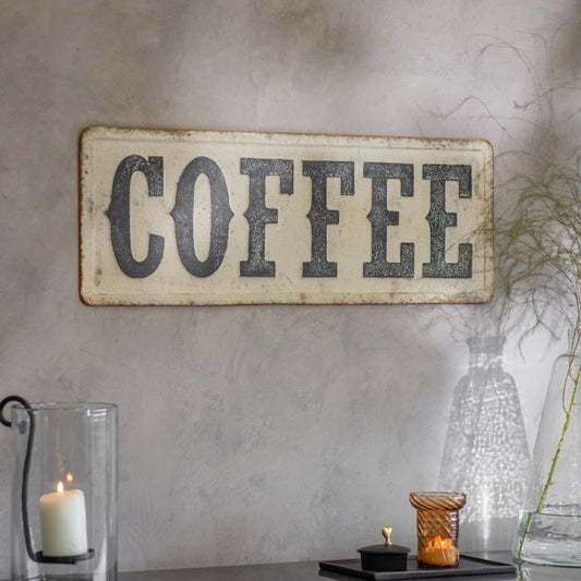 Kettlewell 'Coffee' Wall Plaque