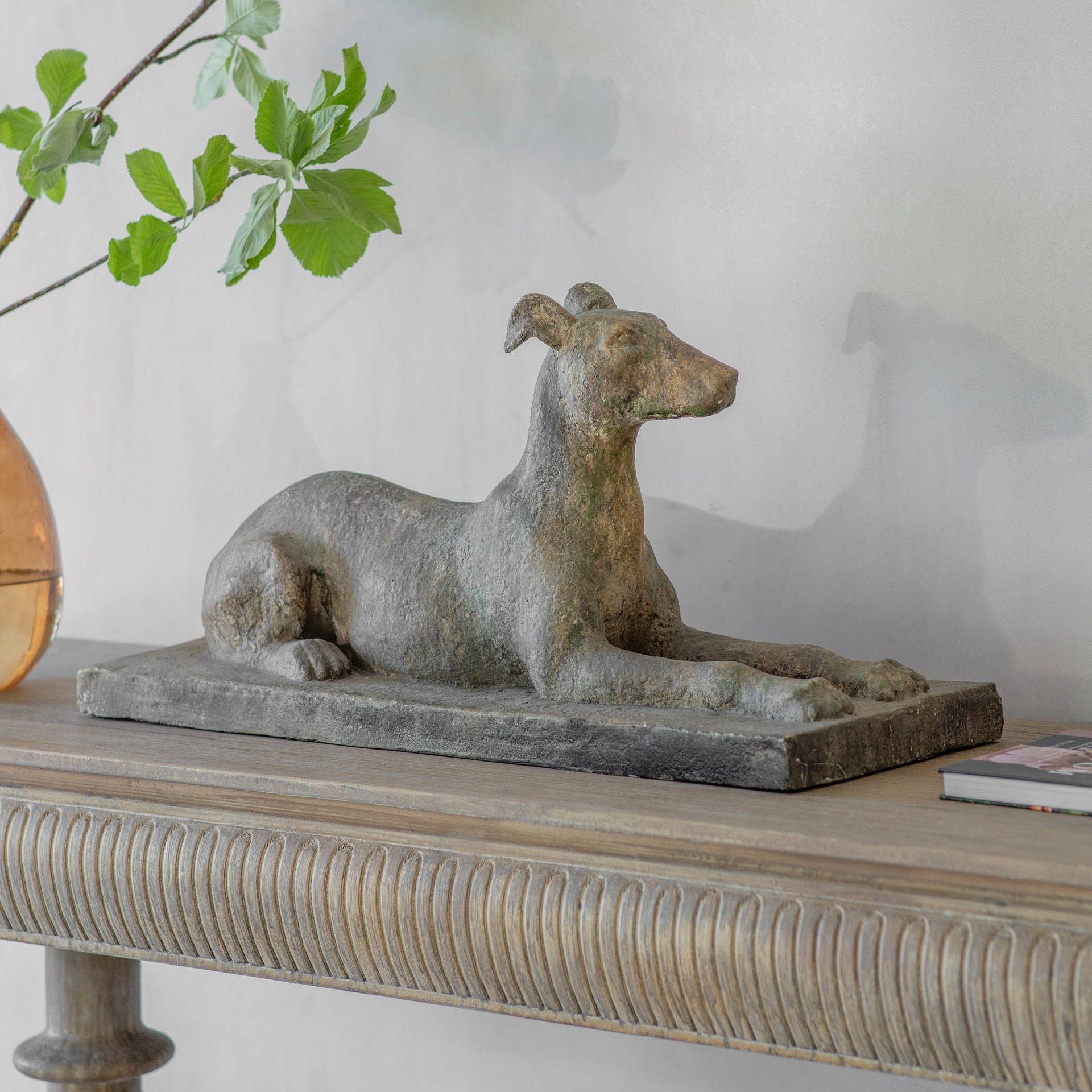 Petworth Resting Dog Sculpture